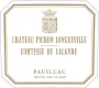 Chateau Pichon Longueville Comtesse de Lalande (1.5 Liter Magnum Futures Pre-Sale) 2025 Front Label