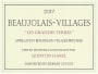 Quentin Harel Beaujolais-Villages Les Grandes Terres 2017  Front Label