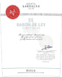 Baron de Ley Varietales Garnacha 2015  Front Label