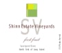 Shinn Estate Vineyards First Fruit Sauvignon Blanc 2014 Front Label