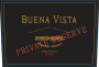 Buena Vista Private Reserve Zinfandel 2013 Front Label