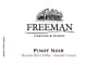 Freeman Russian River Pinot Noir 2015  Front Label