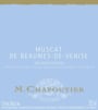 Maison Chapoutier  Muscat de Beaumes de Venise 2013  Front Label