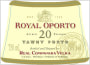 Real Companhia Velha Royal Oporto 20 Year Old Tawny Porto  Front Label