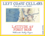 Left Coast Cellars Latitude 45 Pinot Noir 2012  Front Label