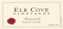Elk Cove Roosevelt Pinot Noir 2016  Front Label