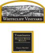 Whitecliff Vineyard & Winery Traminette 2013 Front Label