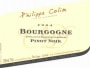 Philippe Colin Bourgogne Pinot Noir 2004  Front Label