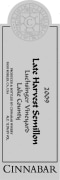 Cinnabar Luchsinger Vineyard Late Harvest Semillon 2009  Front Label