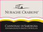 Nuraghe Crabioni Cannonau di Sardegna 2015  Front Label