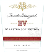 Beaulieu Vineyard Maestro Collection Cabernet Sauvignon Syrah Blend 2014 Front Label