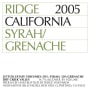 Ridge Lytton Estate Vineyard Grenache/Syrah 2005  Front Label
