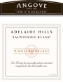 Angove Family Winemakers Adelaide Hills Vineyard Select Sauvignon Blanc 2009 Front Label