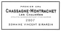 Vincent Girardin Chassagne-Montrachet Les Chaumees Premier Cru 2007  Front Label