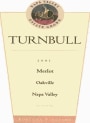 Turnbull Fortuna Vineyard Merlot 2001  Front Label