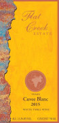 Flat Creek Estate Cuvee Blanc 2015 Front Label