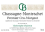 Christophe Buisson Chassagne-Montrachet Premier Cru 'Morgeot' 2014  Front Label