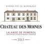 Chateau des Moines Chateau des Moines 2015  Front Label