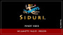 Siduri Willamette Valley Pinot Noir 2007  Front Label