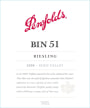 Penfolds Bin 51 Riesling 2008  Front Label