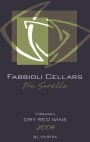 Fabbioli Cellars Tre Sorelle 2004 Front Label
