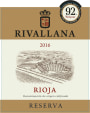 Bodegas Olarra Rivallana Rioja Reserva 2016  Front Label