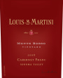 Louis Martini Monte Rosso Vineyard Cabernet Franc 2008  Front Label