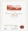 Pietra Santa Merlot 1999  Front Label