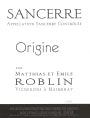 Matthias et Emile Roblin Origine Sancerre (1.5 Liter Magnum) 2023  Front Label