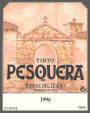 Pesquera Ribera del Duero Tinto 1996  Front Label