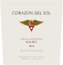 Corazon del Sol Malbec Los Chacayes Gran Reserva Revana Vineyard 2016  Front Label