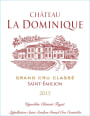 Chateau La Dominique Saint-Emilion Grand Cru Classe 2015 Front Label
