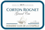 Domaine Clos de la Chapelle Corton Rognet Grand Cru 2015  Front Label