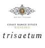 Trisaetum Coast Range Estate Riesling 2015  Front Label