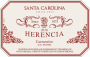 Santa Carolina Herencia Carmenere 2010  Front Label