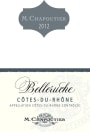 M. Chapoutier  Cotes du Rhone Belleruche Blanc 2012  Front Label