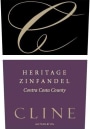 Cline Heritage Zinfandel 2010  Front Label