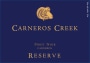 Carneros Creek Reserve Pinot Noir 2017  Front Label
