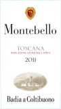 Badia a Coltibuono Toscana Montebello 2011  Front Label