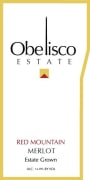 Obelisco Estate Merlot 2012 Front Label