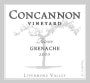 Concannon Reserve Grenache 2005  Front Label