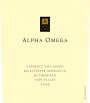 Alpha Omega Beckstoffer Georges III Cabernet Sauvignon 2009  Front Label