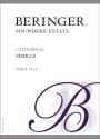 Beringer Founder's Estate Shiraz 2009  Front Label