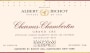 Albert Bichot Charmes Chambertin Pinot Noir Grand Cru 2012  Front Label