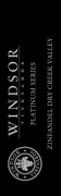 Windsor Platinum Series Dry Creek Valley Zinfandel 2015  Front Label
