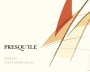 Presqu'ile Estate Syrah 2016  Front Label