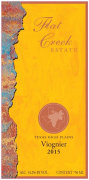 Flat Creek Estate Viognier 2015 Front Label