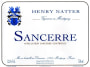 Henry Natter Sancerre 2015  Front Label