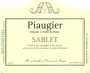 Domaine de Piaugier Blanc 2016  Front Label