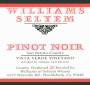 Williams Selyem Vista Verde Vineyard Pinot Noir 2007  Front Label